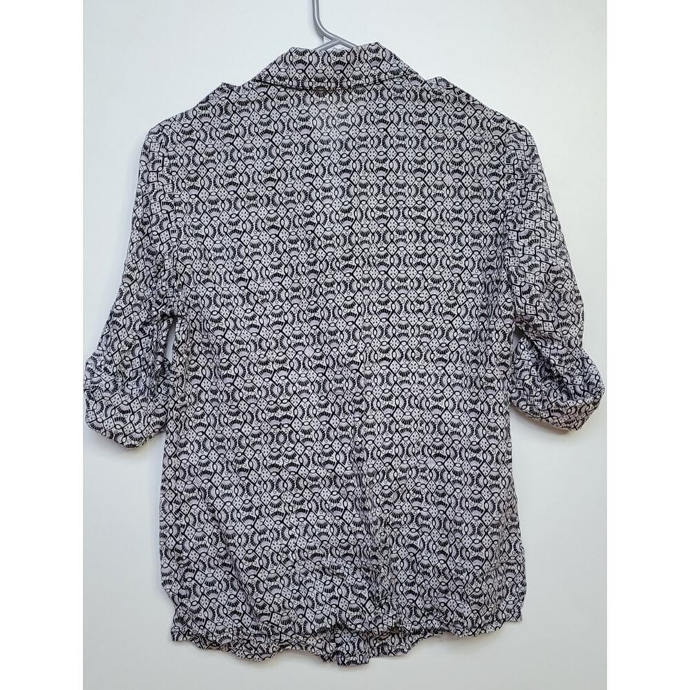 Tory Burch Brigitte Printed Button-Down Blouse, C… - image 4